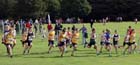 Start of the under-13 boys Northern Cross Country Relays, Graves Park, Sheffield.